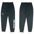 【ジュニアサイズ対応】Grande.F.P.Japan.ヘキサゴン.ドライスウェットジャージトラックパンツ　ブラックｘホワイト