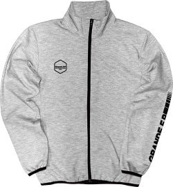 画像2: 【BIGサイズ対応商品】Grande.F.P.Japan.ヘキサゴン.ドライスウェットジャージトラックジャケット　グレーｘブラック