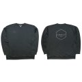 【BIGサイズ対応商品】Grande.F.P.Japan.ヘキサゴン.ドライスウェットクルー　ブラックｘブラック