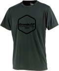【BIGサイズ対応】GRANDE.F.P.LIMITEDヘキサゴン.ストレッチプラシャツ　ブラックｘブラック