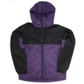 GRANDE　2トーンマウンテンパーカー　ブラック/パープル