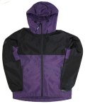 GRANDE　2トーンマウンテンパーカー　ブラック/パープル