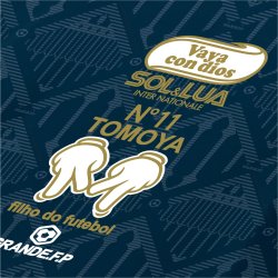 画像10: 【完全予約販売：2026年3月下旬発売〜お届け商品】 【ジュニア〜BIGサイズ対応商品】 2026バージョン.見木友哉ｘGRANDE.F.Pコラボ.TOMOYA・NO.11昇華転写サポートプラシャツ.長袖　ネイビーｘゴールド