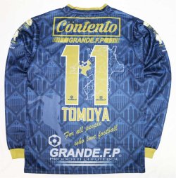 画像5: 【完全予約販売：2026年3月下旬発売〜お届け商品】 【ジュニア〜BIGサイズ対応商品】 2026バージョン.見木友哉ｘGRANDE.F.Pコラボ.TOMOYA・NO.11昇華転写サポートプラシャツ.長袖　ネイビーｘゴールド