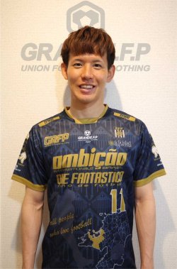 画像2: 【完全予約販売：2026年3月下旬発売〜お届け商品】 【ジュニア〜BIGサイズ対応商品】 2026バージョン.見木友哉ｘGRANDE.F.Pコラボ.TOMOYA・NO.11昇華転写サポートプラシャツ.半袖　ネイビーｘゴールド