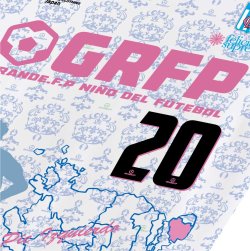 画像7: 【完全予約販売：2026年4月上旬.発売〜お届け商品.お届け指定日.不可】【ジュニア〜BIGサイズ対応商品】豊田歩ｘGRANDE.F.Pコラボ.AYUMU・NO.20.昇華転写サポートTシャツ.半袖　ホワイト