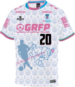 画像3: 【完全予約販売：2026年4月上旬.発売〜お届け商品.お届け指定日.不可】【ジュニア〜BIGサイズ対応商品】豊田歩ｘGRANDE.F.Pコラボ.AYUMU・NO.20.昇華転写サポートTシャツ.半袖　ホワイト