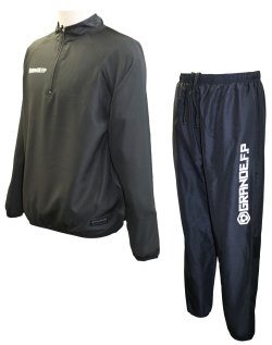 画像1: GRANDE.F.P プロトピステ.上下セット ブラックｘブラック