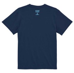 画像4: 【完全予約販売：2026年4月中旬〜下旬発売〜お届け商品】 【ジュニア〜BIGサイズ対応商品】 サガン鳥栖.豊田歩ｘGRANDE.F.Pコラボ.AYUMU.シルエット.刺繍.サポートコットン半袖Tシャツ 　ネイビーｘアクアブルー