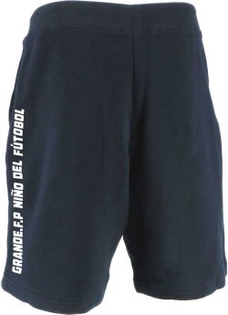 画像2: GRANDE.F.P.定番ベーシック.ヘキサゴン.スウェット.ハーフパンツ　ブラックｘホワイト