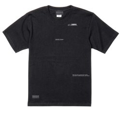 画像2: 【BIGサイズ対応商品】 ■GRANDE.F.P スキャッタードロゴプリント半袖Tシャツ　ブラックｘホワイト