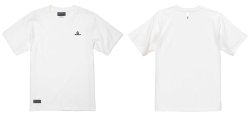 画像1: 【BIGサイズ対応商品】 ■GRANDE.F.Pヘキサゴンマーク刺繍.半袖Tシャツ　ホワイト