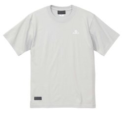 画像2: 【BIGサイズ対応商品】 ■GRANDE.F.Pヘキサゴンマーク刺繍.半袖Tシャツ　フロストブルー（スカイグレー）
