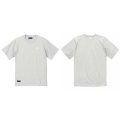 【BIGサイズ対応商品】 ■GRANDE.F.Pヘキサゴンマーク刺繍.半袖Tシャツ　フロストブルー（スカイグレー）