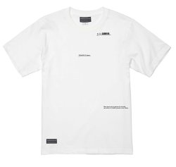 画像2: 【BIGサイズ対応商品】 ■GRANDE.F.P スキャッタードロゴプリント半袖Tシャツ　ホワイトｘブラック