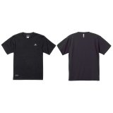 【BIGサイズ対応商品】 ■GRANDE.F.Pヘキサゴンマーク刺繍.半袖Tシャツ　ブラック