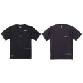 【BIGサイズ対応商品】 ■GRANDE.F.P スキャッタードロゴプリント半袖Tシャツ　ブラックｘホワイト