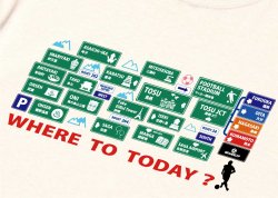 画像4: 【完全予約販売：ご注文から、3〜4週間後にお届け商品.お届け指定日不可】【ジュニア〜BIGサイズ対応商品】 サガン鳥栖.豊田歩選手ｘGRANDE.F.Pコラボ.『Where to Today？』プリント.コットン半袖Tシャツ　アイボリー