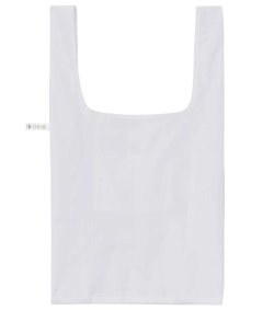 画像4: ■GRANDE.F.P刺繍.ナイロンリップマルシェバッグ（パッカブル仕様）　ホワイト