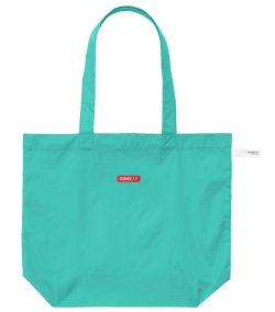 画像3: GRANDE.F.P刺繍.ナイロンリップトートバッグ　ミントグリーン