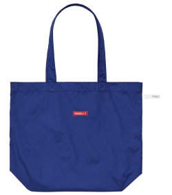 画像3: GRANDE.F.P刺繍.ナイロンリップトートバッグ　マリンブルー