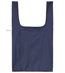画像4: ■GRANDE.F.P刺繍.ナイロンリップマルシェバッグ（パッカブル仕様）　ネイビー