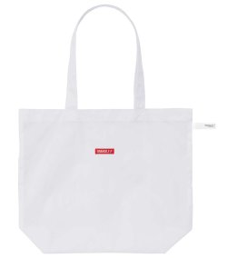 画像3: GRANDE.F.P刺繍.ナイロンリップトートバッグ　ホワイト