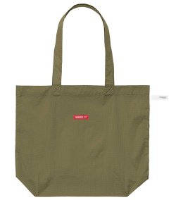 画像3: GRANDE.F.P刺繍.ナイロンリップトートバッグ　オリーブ