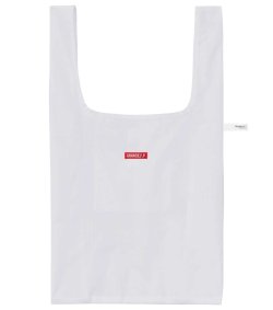 画像3: ■GRANDE.F.P刺繍.ナイロンリップマルシェバッグ（パッカブル仕様）　ホワイト
