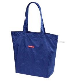 画像1: GRANDE.F.P刺繍.ナイロンリップトートバッグ　マリンブルー