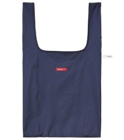 画像3: ■GRANDE.F.P刺繍.ナイロンリップマルシェバッグ（パッカブル仕様）　ネイビー