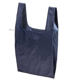 画像2: ■GRANDE.F.P刺繍.ナイロンリップマルシェバッグ（パッカブル仕様）　ネイビー