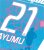 画像5: 【完全予約販売：2026年9月下旬発売〜お届け商品】 【ジュニア〜BIGサイズ対応商品】 サガン鳥栖.豊田歩選手ｘGRANDE.F.Pコラボ.AYUMU・NO.21.昇華転写サポートプラシャツ.半袖　アクアブルー (5)