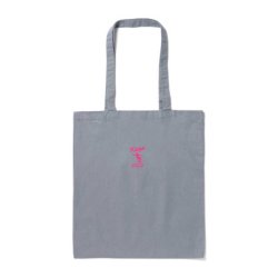 画像1: 【完全予約販売：ご注文から、3〜4週間後にお届け商品.お届け指定日不可】 村越凱光選手ｘGRANDE.F.Pコラボ.Kaiga.シルエットプリント.サポート.ロングハンドルトートバッグ　グレーｘピンク