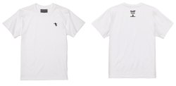画像1: 【完全予約販売：ご注文から、3〜4週間後にお届け商品.お届け指定日不可】【ジュニア〜BIGサイズ対応商品】 サガン鳥栖.豊田歩ｘGRANDE.F.Pコラボ.AYUMU.シルエット.刺繍.サポートコットン半袖Tシャツ 　ホワイトｘブラック