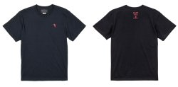 画像1: 【完全予約販売：ご注文から、3〜4週間後にお届け商品.お届け指定日不可】【ジュニア〜BIGサイズ対応商品】 サガン鳥栖.豊田歩ｘGRANDE.F.Pコラボ.AYUMU.シルエット.刺繍.サポートコットン半袖Tシャツ 　ブラックｘピンク
