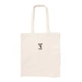 【完全予約販売：ご注文から、3〜4週間後にお届け商品.お届け指定日不可】 村越凱光選手ｘGRANDE.F.Pコラボ.Kaiga.シルエットプリント.サポート.ロングハンドルトートバッグ　ナチュラルｘブラック