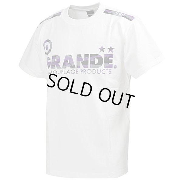 画像1: GRANDE CAMO PROTO TYPE T-SHIRTS WHITE/PURPLE