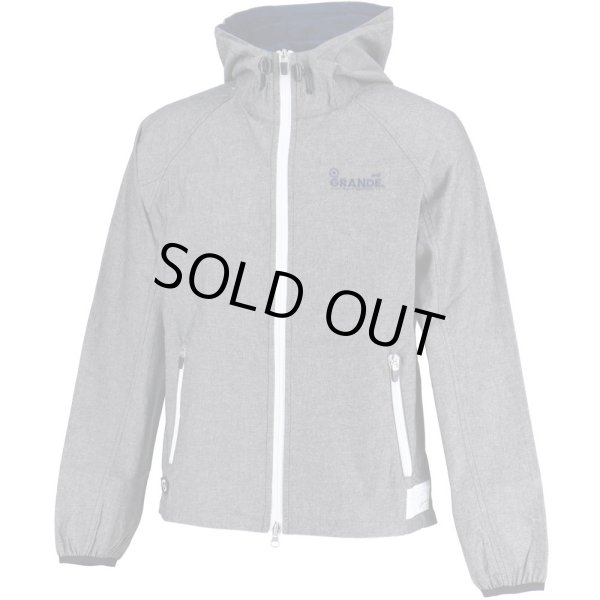 画像1: CHAMBRAY HOODED JK GRAY/NAVY