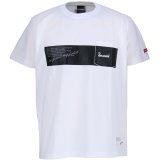 画像: GRANDE.F.P.パネルロゴプリント.ヘビーウエイト.ポケット付.半袖Tシャツ　ホワイトｘブラック