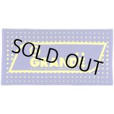 画像: GRANDE DOT BATH TOWEL NAVY/YELLOW