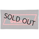 画像: GRANDE DOT BATH TOWEL BLACK/RED