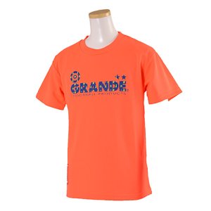 画像: GRANDE MONOGRAM PROTO TYPE DRY MESH T-SHIRTS N.ORANGE/NAVY