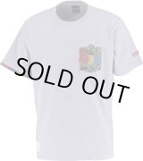 画像: GRANDE F.P.アロハ柄ポケット付コットンTシャツ　ヘザーグレー