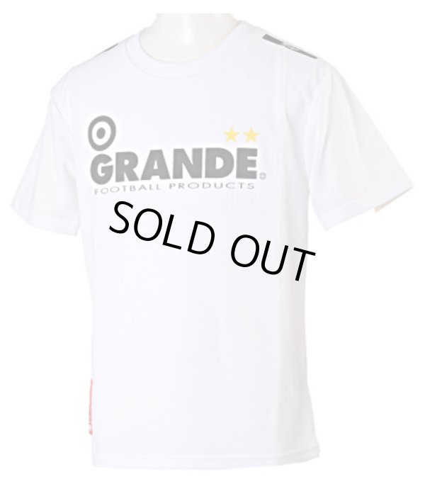 画像1: GRANDE PROTO TYPE DRY MESH KIDS T-SHIRTS ホワイト×ブラック