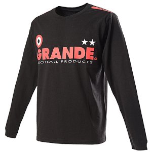 画像: GRANDE プロトタイプ　ロングスリーブTシャツ ブラック/レッド