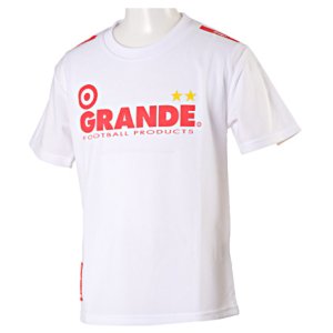 画像: GRANDE PROTO TYPE DRY MESH KIDS T-SHIRTS ホワイト×レッド