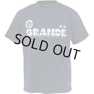 画像: 【キッズ＆ジュニアサイズ】GRANDE タータンチェック柄 ジュニアドライメッシュTシャツ　ネイビー/ホワイト