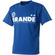 画像1: GRANDE COLORFUL DOT PROTO TYPE DRY MESH T-SHIRTS BLUE/WHITE