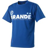 画像: GRANDE COLORFUL DOT PROTO TYPE DRY MESH T-SHIRTS BLUE/WHITE